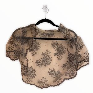 Alice and Olivia lace cover up